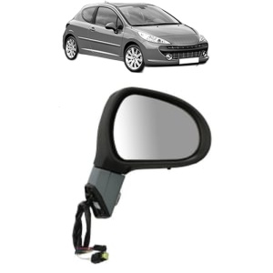 Oglinda Dreapta PEUGEOT 207 (WA_, WC_) din 2006 - 2015, Auto, Reglaj electric, Completa - Img 2