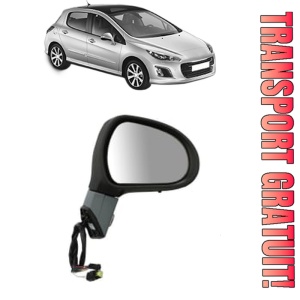 Oglinda Dreapta PEUGEOT 308 I (4A_, 4C_) din 2007 - 2015, Auto, Reglaj electric, Completa