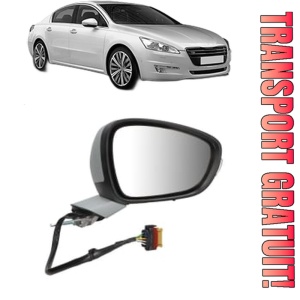 Oglinda Dreapta PEUGEOT 508 I (8D_) din 2010 - 2018, Auto, Reglaj electric, Completa