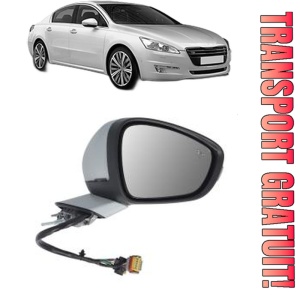 Oglinda Dreapta PEUGEOT 508 I (8D_) din 2010 - 2018, Auto, Reglaj manual, Completa