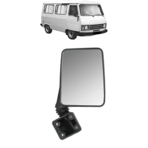 Oglinda Dreapta PEUGEOT J9 Bus din 1980 - 1987, Auto, Reglaj manual, Completa - Img 2