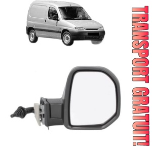 Oglinda Dreapta PEUGEOT PARTNER Box Body/MPV (5_, G_) din 1996 - 2015, Auto, Reglaj mecanic, Completa