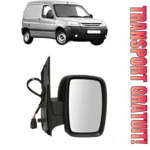 Oglinda Dreapta PEUGEOT PARTNER Box Body/MPV din 2008 - 2016, Auto, Reglaj electric, Completa