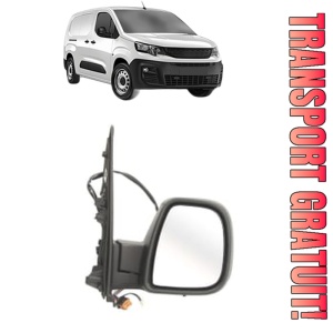 Oglinda Dreapta PEUGEOT PARTNER Box Body/MPV (K9) din 2018 - 2023, Auto, Reglaj electric, Completa