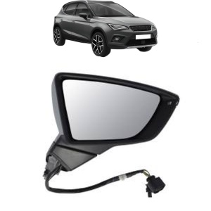 Oglinda Dreapta SEAT ARONA (KJ7, KJP) din 2017 - 2020, Auto, Reglaj electric, Completa - Img 2