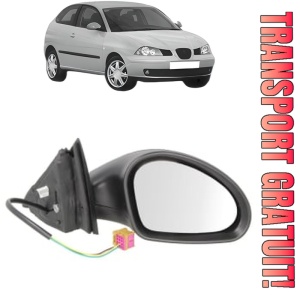 Oglinda Dreapta SEAT IBIZA III (6L1) din 2002 - 2009, Auto, Reglaj electric, Completa