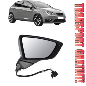 Oglinda Dreapta SEAT IBIZA V (KJ1, KJG) din 2017 - 2020, Auto, Reglaj electric, Completa
