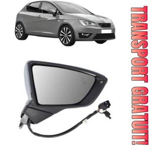 Oglinda Dreapta SEAT IBIZA V (KJ1, KJG) din 2017 - 2020, Auto, Reglaj electric, Completa
