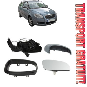 Oglinda Dreapta SKODA FABIA II Combi (545) din 2007 - 2014, Auto, Reglaj electric, Completa