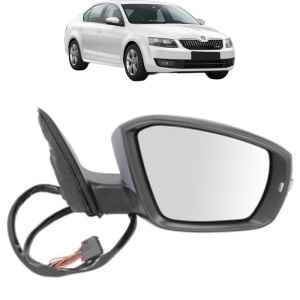 Oglinda Dreapta SKODA OCTAVIA III (5E3, NL3, NR3) din 2012 - 2020, Auto, Reglaj electric, Completa - Img 2