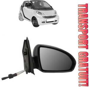 Oglinda Dreapta SMART FORTWO Cabrio (451) din 2007 - 2013, Auto, Reglaj mecanic, Completa