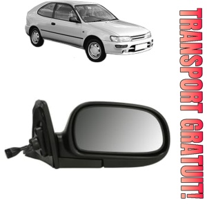 Oglinda Dreapta TOYOTA COROLLA Compact (_E10_) din 1992 - 1997, Auto, Reglaj mecanic, Completa