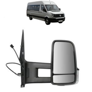 Oglinda Dreapta Volkswagen CRAFTER 30-35 Bus (2E_) din 2006 - 2016, Auto, Reglaj manual, Completa - Img 2