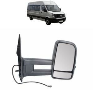 Oglinda Dreapta Volkswagen CRAFTER 30-35 Bus (2E_) din 2006 - 2016, Auto, Reglaj manual, Completa - Img 2