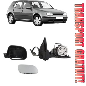 Oglinda Dreapta Volkswagen GOLF IV (1J1) din 1997 - 2007, Auto, Reglaj mecanic, Completa