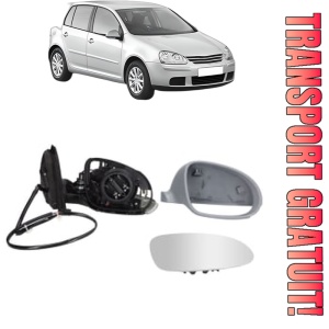 Oglinda Dreapta Volkswagen GOLF V (1K1) din 2003 - 2009, Auto, Reglaj electric, Completa