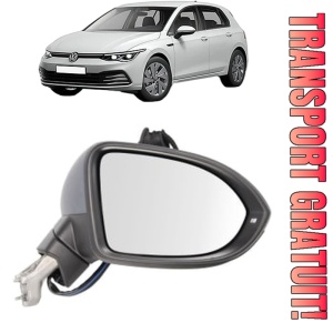 Oglinda Dreapta Volkswagen GOLF VIII (CD1, DA1) din 2019 - 2024, Auto, Reglaj electric, Completa