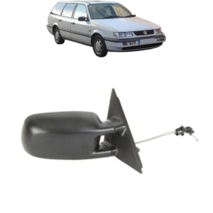 Oglinda Dreapta Volkswagen PASSAT B3/B4 (315, 3A5) din 1989 - 1996, Auto, Reglaj mecanic, Completa - Img 2