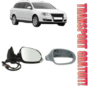 Oglinda Dreapta Volkswagen PASSAT B6 Variant (3C5) din 2005 - 2011, Auto, Reglaj electric, Completa
