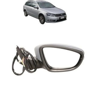 Oglinda Dreapta Volkswagen PASSAT B7 Estate Van (365) din 2011 - 2014, Auto, Reglaj electric, Completa - Img 2