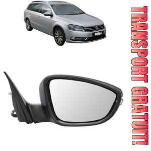 Oglinda Dreapta Volkswagen PASSAT B7 Estate Van (365) din 2011 - 2014, Auto, Reglaj electric, Completa