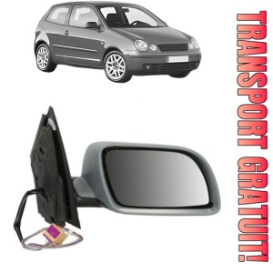 Oglinda Dreapta Volkswagen POLO IV (9N_, 9A_) din 2001 - 2009, Auto, Reglaj electric, Completa