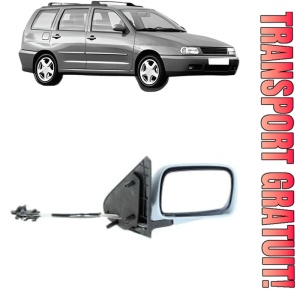 Oglinda Dreapta Volkswagen POLO Variant (6V5) din 1997 - 2001, Auto, Reglaj mecanic, Completa