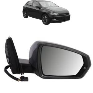 Oglinda Dreapta Volkswagen POLO VI (AW1, BZ1, AE1) din 2017 - 2021, Auto, Reglaj electric, Completa - Img 2