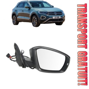 Oglinda Dreapta Volkswagen T-ROC (A11, D11) din 2017 - 2021, Auto, Reglaj electric, Completa