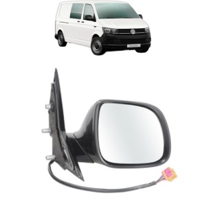 Oglinda Dreapta Volkswagen TRANSPORTER T6 / CARAVELLE T6 Bus (SGB, SGJ, SHB, SHJ) din 2015 - 2024, Auto, Reglaj electric, Completa - Img 2