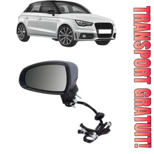 Oglinda Stanga AUDI A1 Sportback (8XA, 8XF) din 2011 - 2018, Auto, Reglaj electric, Completa