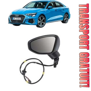 Oglinda Stanga AUDI A3 Limousine (8YS, 8YM) din 2020 - 2024, Auto, Reglaj electric, Completa