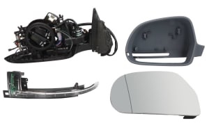 Oglinda Stanga AUDI A3 Sportback (8PA) din 2004 - 2013, Auto, Reglaj electric, Completa - Img 3
