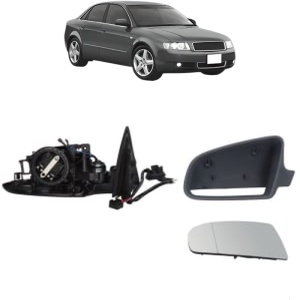 Oglinda Stanga AUDI A4 B6 (8E2) din 2000 - 2004, Auto, Reglaj electric, Completa - Img 2