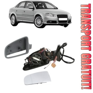 Oglinda Stanga AUDI A4 B7 (8EC) din 2004 - 2008, Auto, Reglaj electric, Completa