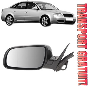 Oglinda Stanga AUDI A6 C5 (4B2, 4B4) din 1997 - 2005, Auto, Reglaj electric, Completa