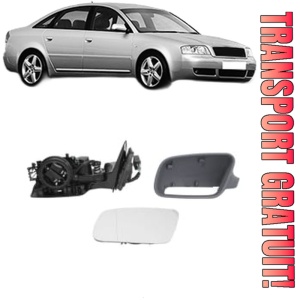 Oglinda Stanga AUDI A6 C5 (4B2, 4B4) din 1997 - 2005, Auto, Reglaj electric, Completa