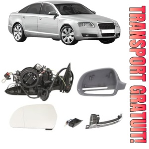 Oglinda Stanga AUDI A6 C6 (4F2) din 2004 - 2011, Auto, Reglaj electric, Completa