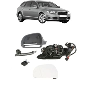 Oglinda Stanga AUDI A6 C6 Avant (4F5) din 2004 - 2011, Auto, Reglaj electric, Completa - Img 2