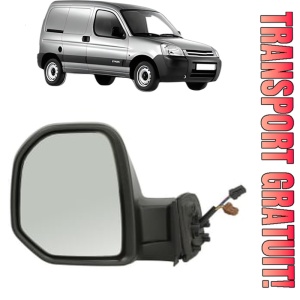 Oglinda Stanga CITROEN BERLINGO / BERLINGO FIRST Box Body/MPV (M_) din 1996 - 2011, Auto, Reglaj electric, Completa