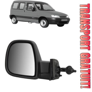 Oglinda Stanga CITROEN BERLINGO / BERLINGO FIRST MPV (MF_, GJK_, GFK_) din 1996 - 2011, Auto, Reglaj mecanic, Completa