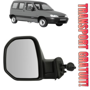 Oglinda Stanga CITROEN BERLINGO / BERLINGO FIRST MPV (MF_, GJK_, GFK_) din 1996 - 2011, Auto, Reglaj mecanic, Completa