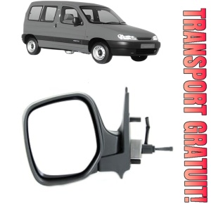 Oglinda Stanga CITROEN BERLINGO / BERLINGO FIRST MPV (MF_, GJK_, GFK_) din 1996 - 2011, Auto, Reglaj mecanic, Completa