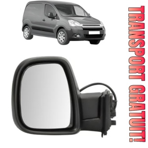 Oglinda Stanga CITROEN BERLINGO Box Body/MPV (B9) din 2008 - 2021, Auto, Reglaj electric, Completa