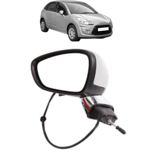 Oglinda Stanga CITROEN C3 II (SC_) din 2009 - 2016, Auto, Reglaj electric, Completa - Img 2