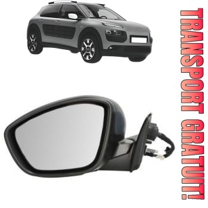 Oglinda Stanga CITROEN C4 CACTUS din 2014 - 2018, Auto, Reglaj electric, Completa