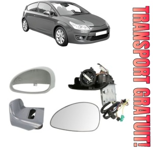 Oglinda Stanga CITROEN C4 Coupe (LA_) din 2004 - 2011, Auto, Reglaj electric, Completa