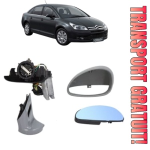 Oglinda Stanga CITROEN C4 I Saloon din 2006 - 2014, Auto, Reglaj electric, Completa