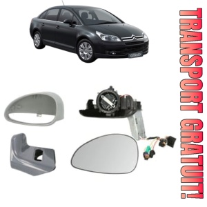 Oglinda Stanga CITROEN C4 I Saloon din 2006 - 2014, Auto, Reglaj electric, Completa