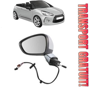 Oglinda Stanga CITROEN DS3 Convertible din 2013 - 2015, Auto, Reglaj electric, Completa